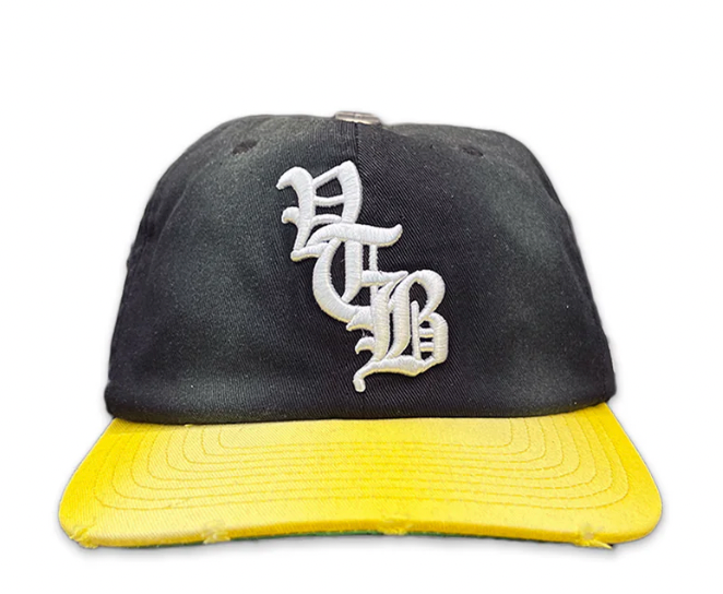 Snapback "Washed Black Yellow"