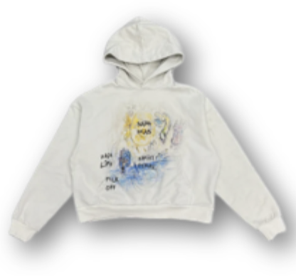 Fuck Off White Hoodie
