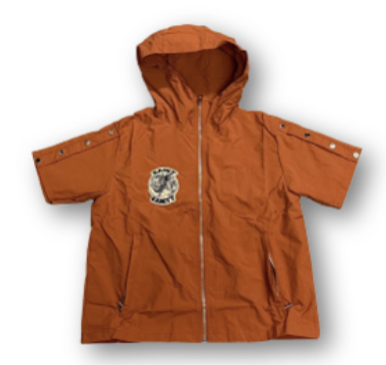 Nylon Top (Orange / cognac)