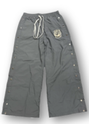 Nylon Wide Pants (Grey)
