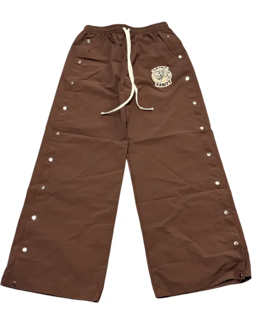 Nylon Brown Pants