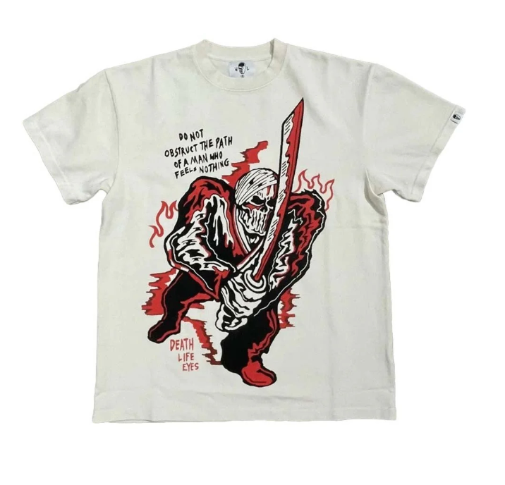 bandaged samurai Warren Lotas t shirt