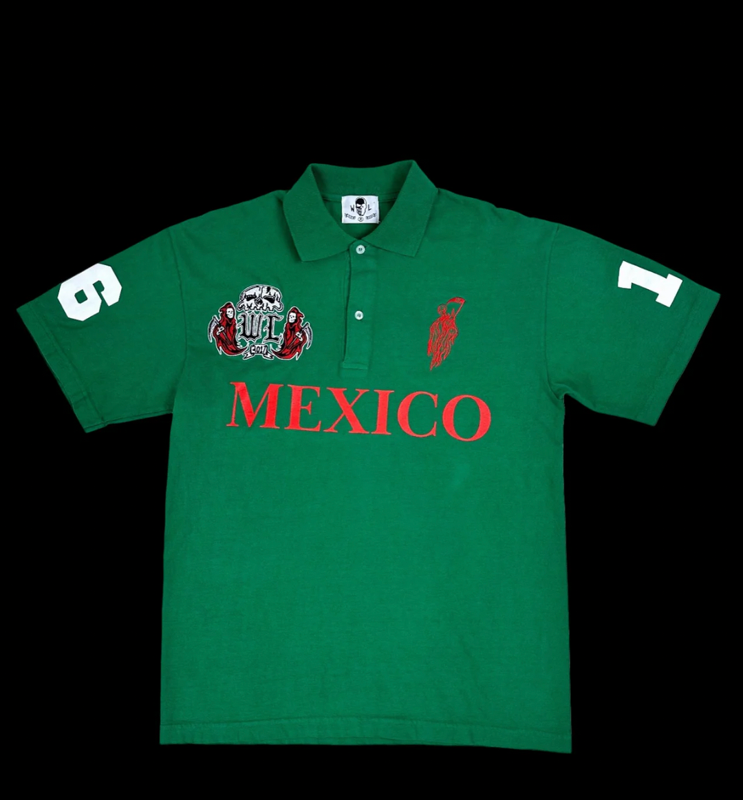 Green mexico polo Warren Lotas