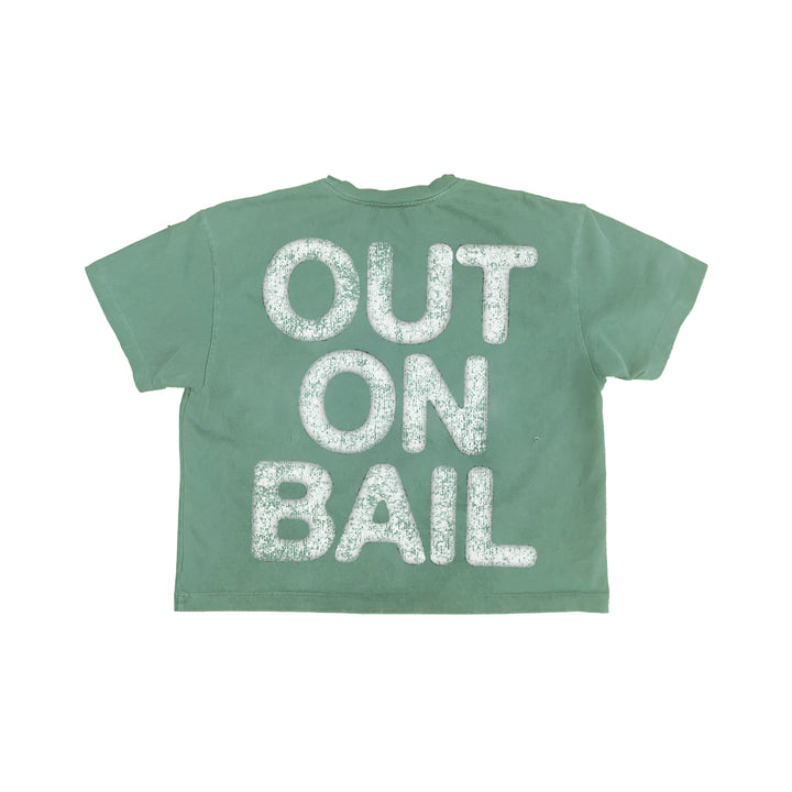 Out On Bail Green T-Shirt