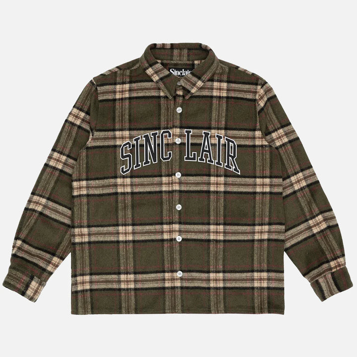 Sinclair tackle twill flannel shirt olive