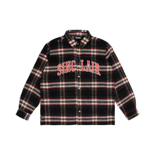 Sinclair Tackle Twill Flannel Shirt - Red